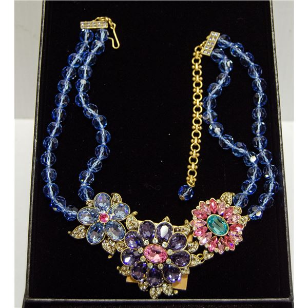 AUTHENTIC HEIDI DAUS FORGET ME NOT NECKLACE