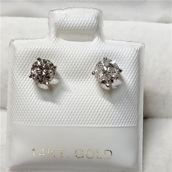 14K WHITE GOLD DIAMOND(0.75CT,I2-I3,G-H)