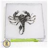 Image 1 : SCORPION RHINESTONE BROOCH