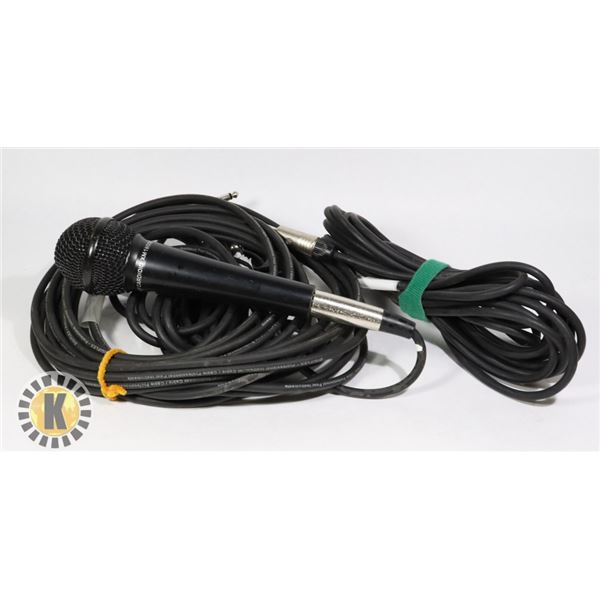 MICROPHONE AND INSTRUMENTAL CABLE