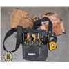 Image 1 : 3 TOOL BELTS AND TOOLS