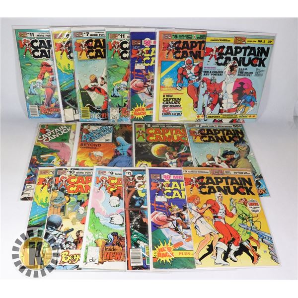 CAPTAIN CANUCK COMICS LOT
