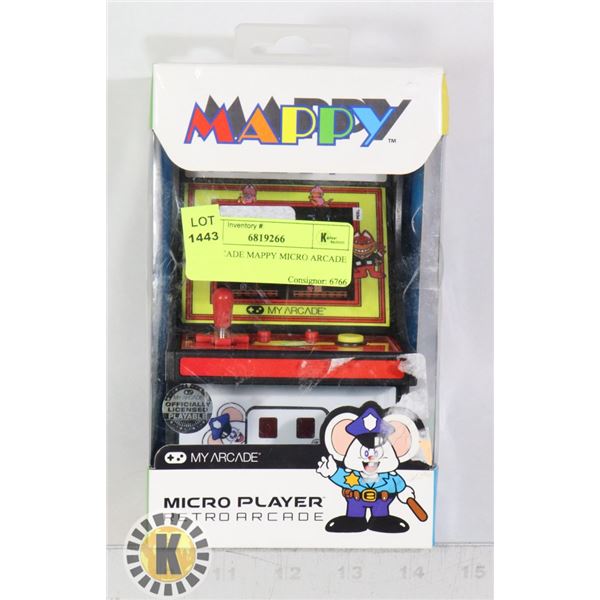 MY ARCADE MAPPY MICRO ARCADE PLAYER