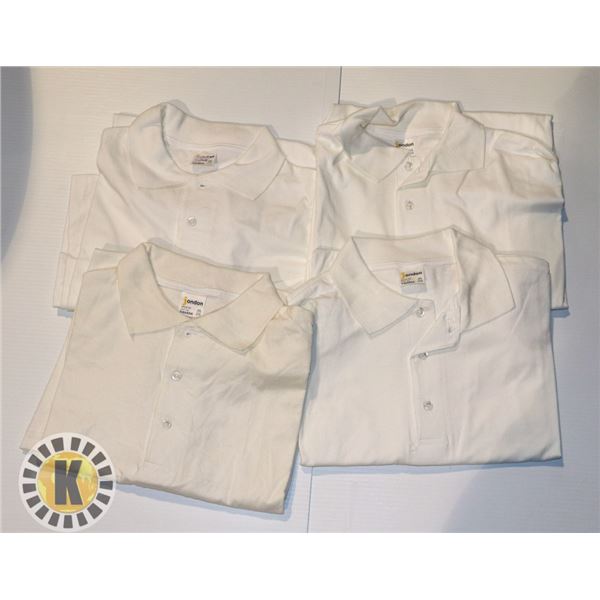 4 2XL SIZE GOLF SHIRTS