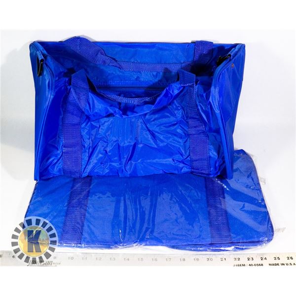 2 TRAVEL DUFFLE BAGS