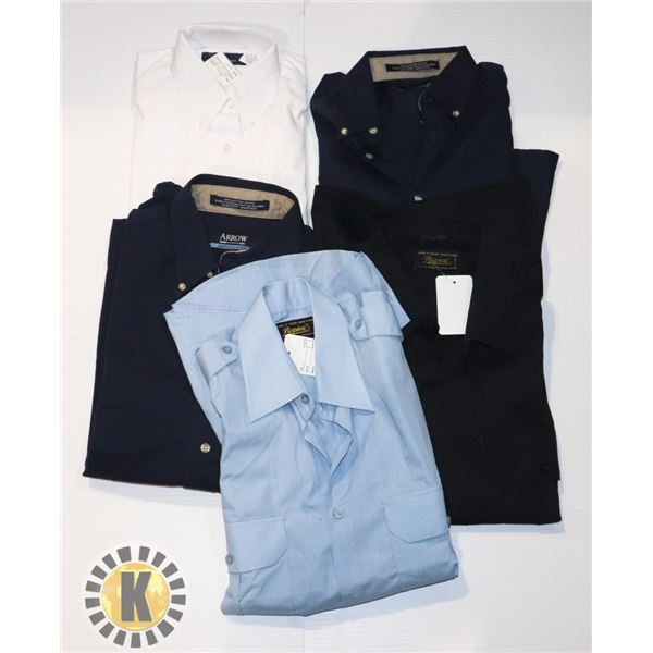 5 ASSORTED SIZE DRESS SHIRT