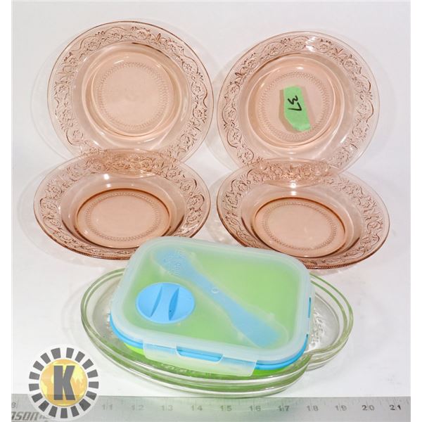 VINTAGE SNACK TRAYS