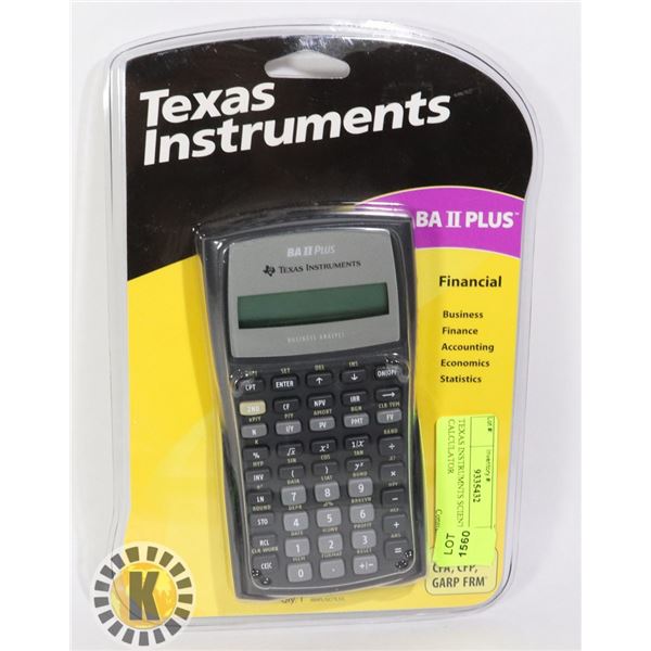 TEXAS INSTRUMENTS SCIENTIFIC CALCULATOR