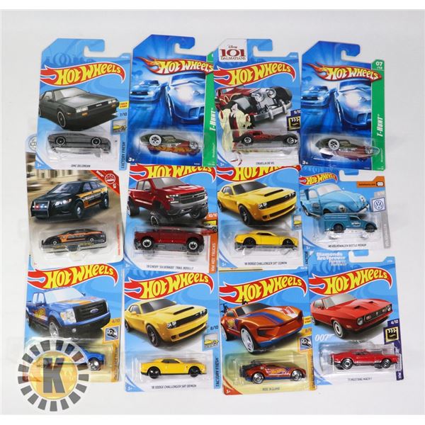 HOTWHEELS ASSORTED BAG OF 12