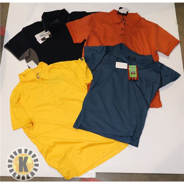 4 LARGE SIZE POLO T-SHIRTS