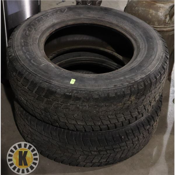 TWO TOYO WINTER TIRES SIZE 235/70R16