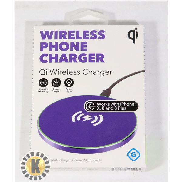 NEW GEMS WIRELESS QI PHONE CHARGER