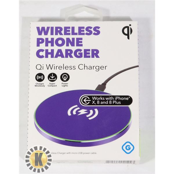 NEW GEMS WIRELESS QI PHONE CHARGER
