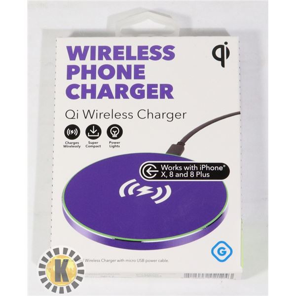 NEW GEMS WIRELESS QI PHONE CHARGER
