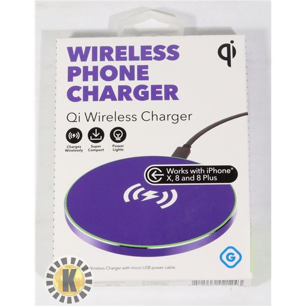 NEW GEMS WIRELESS QI PHONE CHARGER