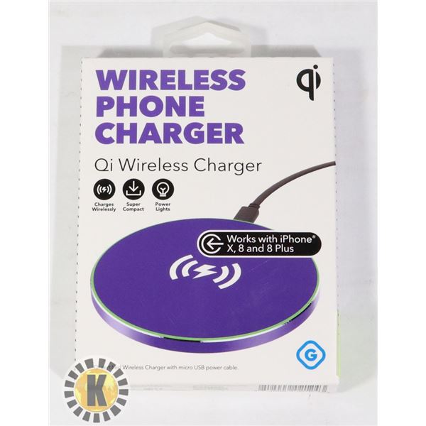 NEW GEMS WIRELESS QI PHONE CHARGER