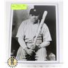 Image 1 : BABE RUTH PICTURE 8" X 10"