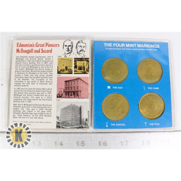 1978 KLONDIKE DOLLARS COMPLETE MINT SET IN