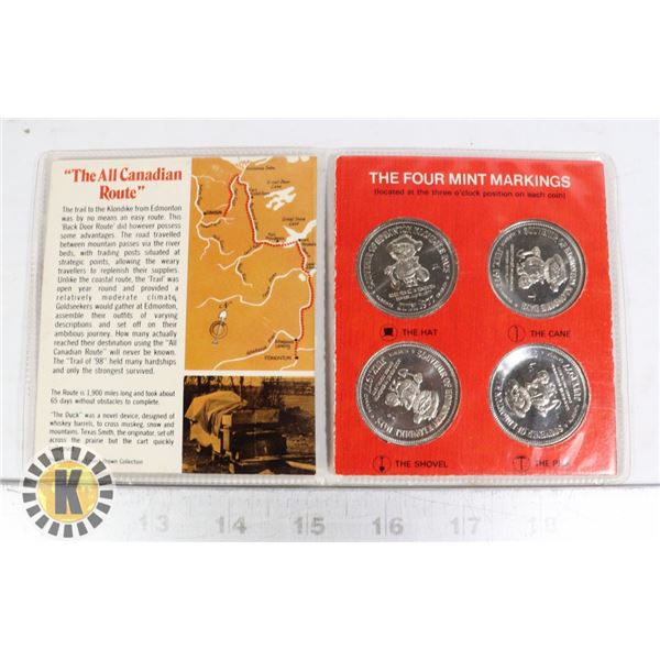 1977 KLONDIKE DOLLARS COMPLETE MINT SET IN