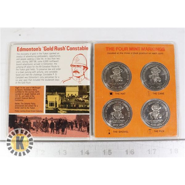 1976 KLONDIKE DOLLARS COMPLETE MINT SET IN