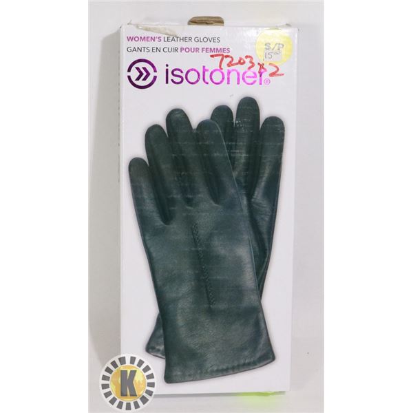 ISOTONER WOMEN LEATHER GLOVES