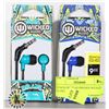 Image 1 : 2 PACK OF HEAD PHONES WICKED AUDIO