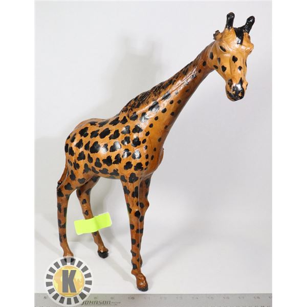 LEATHER GIRAFFE FIGURE