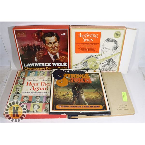 LARGE BUNDLE OF RECORDS INCLUDING SWING, COUNTRY