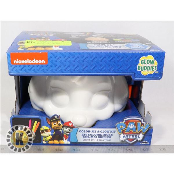 NICKELODEON PAW PATROL COLOR-ME AND GLOW KIT