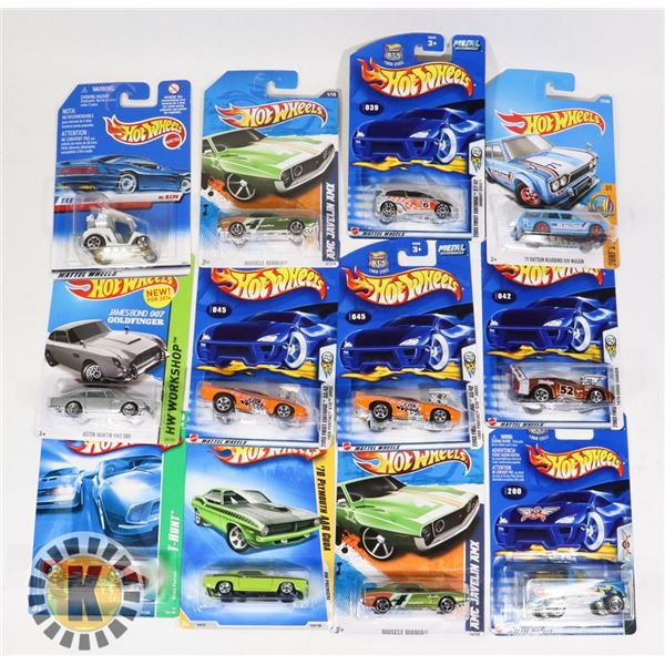 HOTWHEELS ASSORTED BAG OF 12