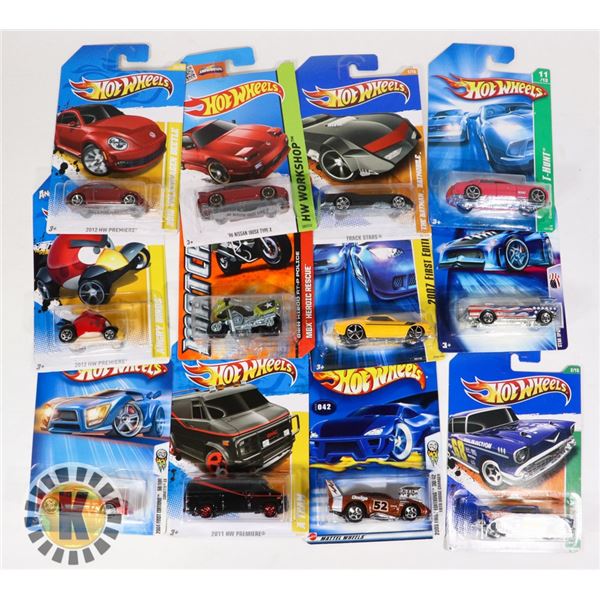 HOTWHEELS ASSORTED BAG OF 12
