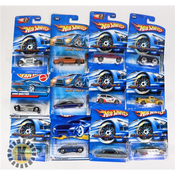 HOTWHEELS ASSORTED BAG OF 12