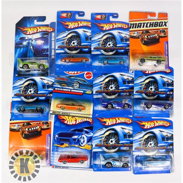HOTWHEELS ASSORTED BAG OF 12