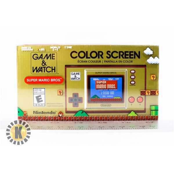 NEW NINTENDO GAME AND WATCH SUPER MARIO BROS