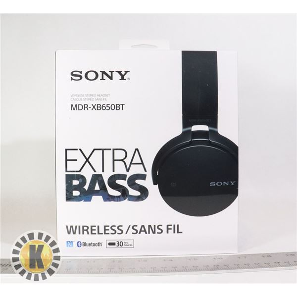 NEW SONY EXTRA BASS WIRELESS BLUETOOTH STEREO