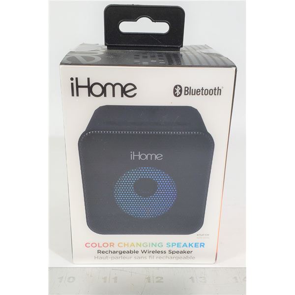 NEW IHOME COLOR CHANGING RECHARGEABLE WIRELESS