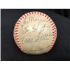 Image 2 : 1955 NY YANKEES SIGNED BASEBALL by 21 w/ FORD, STENGEL, LOPAT, RIZZUTO, DICKEY + More...