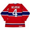 Image 2 : JEAN BELIVEAU SIGNED MONTREAL CANADIENS VINTAGE CCM JERSEY (FROZEN POND COA)