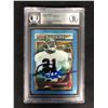 Image 1 : 1994 FINEST #206 DEION SANDERS AUTHENTIC AUTOGRAPH (BECKETT ENCAPSULATED)
