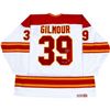 Image 2 : DOUG GILMOUR SIGNED CALGARY FLAMES VINTAGE CCM JERSEY w/89 CUP INSCRIPTION (FROZEN POND COA)
