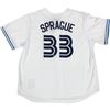 Image 2 : ED SPRAGUE SIGNED TORONTO BLUE JAYS JERSEY (FROZEN POND COA)