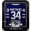 Image 1 : AUSTON MATTHEWS FRAMED SIGNED TORONTO MAPLE LEAFS REPLICA JERSEY (FROZEN POND COA)