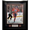 Image 1 : CONNOR McDAVID FRAMED SIGNED EDMONTON OILERS 16X20 PHOTO (FROZEN POND COA)