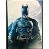 Image 1 : CHRISTIAN BALE SIGNED 8X10 BATMAN PHOTO (REAL AUTHENTIC COA)
