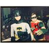 Image 1 : ADAM WEST & BURT WARD SIGNED 8X10 BATMAN & ROBIN PHOTO (REAL AUTHENTIC COA)