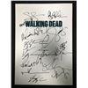 Image 1 : WALKING DEAD SIGNED SCRIPT COVER