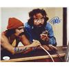 Image 1 : Cheech Marin & Tommy Chong Signed 8x10 Photo (JSA COA)