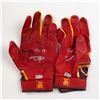 Image 1 : Lot of (2) Dexter Fowler Signed Game-Used Nike Batting Gloves Inscribed "GU 17" (MLB Hologram)