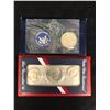 Image 2 : 1971 EISENHOWER UNCIRCULATED SILVER DOLLAR & 1776-1996 USA BICENTENNIAL SILVER UNCIRCULATED SET