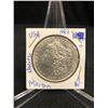 Image 1 : 1887 USA MORGAN SILVER DOLLAR (MINTED NEW ORLEANS) Uncirculated